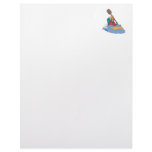 kayaking rafting graphic letterhead design