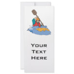 kayaking rafting graphic rack card