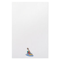 kayaking rafting graphic personalized stationery