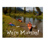 Kayaks at Rest; Change of Address Post Card