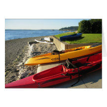 Kayaks Greeting Card