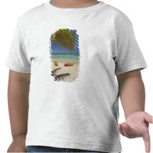 Kayaks on the beach, Plantation Island Resort 2 T-shirt