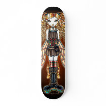 "Kayla" Steampunk Fairy Art Skateboard