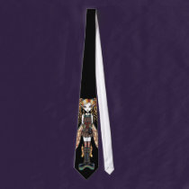 "Kayla" Steampunk Fairy Art Tie ties