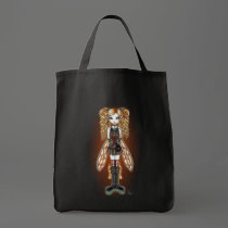 "Kayla" Steampunk Fairy Canvas Bag