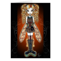 "Kayla" Steampunk Fairy Card