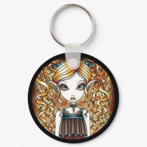 "Kayla" Steampunk Fairy Close Up Key Chain keychains