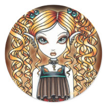 "Kayla" Steampunk Fairy Close Up Sticker