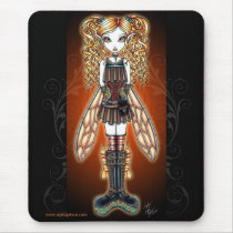 "Kayla" Steampunk Fairy Mouspad mousepads