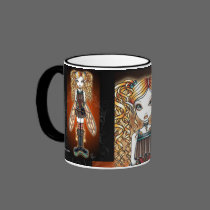 "Kayla" Steampunk Fairy Mug
