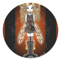 "Kayla" Steampunk Fairy Stickers