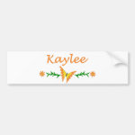 Kaylee (Orange Butterfly) Bumper Stickers Kaylee (Orange Butterfly) Bumper Stickers
