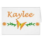 Kaylee (Orange Butterfly) Card Kaylee (Orange Butterfly) Card