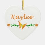 Kaylee (Orange Butterfly) Ornament