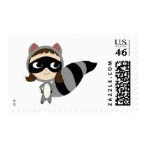 Kaylee The Raccoon! Postage Stamps