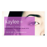 Kaylee's Face [purple] Business Cards