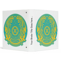 Kazakhstan Coat of Arms detail Vinyl Binder