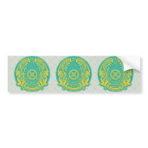 Kazakhstan Coat of Arms detail Bumper Sticker