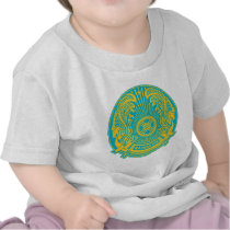 Kazakhstan Coat of Arms detail Tee Shirt