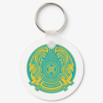 Kazakhstan Coat of Arms Keychain