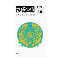 Kazakhstan coat of arms postage