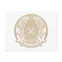 Kazakhstan Coat of Arms Postcard
