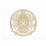 Kazakhstan Coat of Arms Postcard