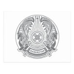 Kazakhstan Coat of Arms Postcard