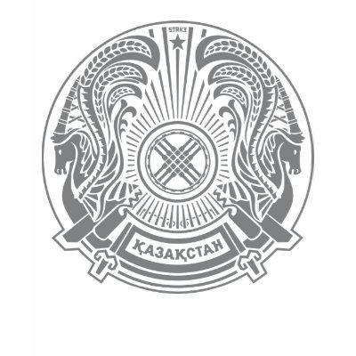 Kazakhstan Coat of Arms T-Shirt by strk3
