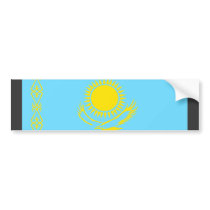 Kazakhstan Flag bumper stickers