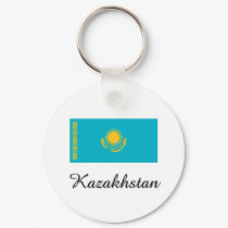 Kazakhstan Flag Design keychains