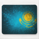 Kazakhstan Flag Firework Mousepads