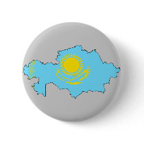 Kazakhstan flag map buttons by FlagStore Kazakhstan flag map buttons