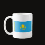 Kazakhstan Flag Map Classic Mug