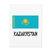 Kazakhstan Flag postcards