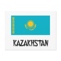 Kazakhstan Flag postcards