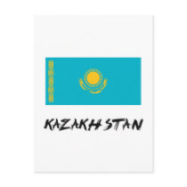Kazakhstan Flag postcards