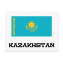 Kazakhstan Flag postcards