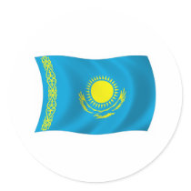 Kazakhstan Flag Sticker
