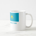 Kazakhstan Flag with Name in Kazakh mugs
