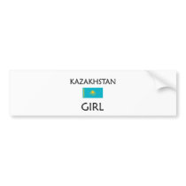 KAZAKHSTAN GIRL bumper stickers