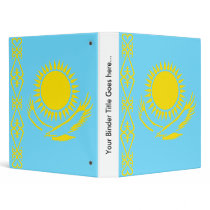 Kazakhstan High quality Flag Binder