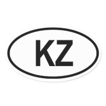 Kazakhstan "KZ" Sticker