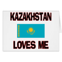 Kazakhstan Loves Me cards