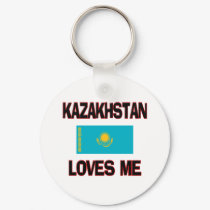 Kazakhstan Loves Me keychains