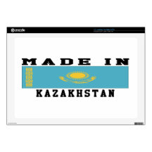 Kazakhstan Made In Designs 17" Laptop Decal
