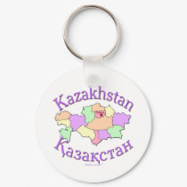 Kazakhstan Map keychains
