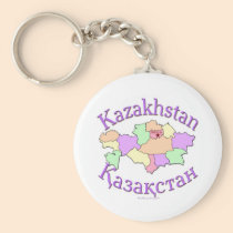Kazakhstan Map keychains