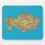Kazakhstan Map Mousepad