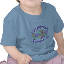 Kazakhstan Map t-shirts by redthread_kazakhstan Kazakhstan Map t-shirts